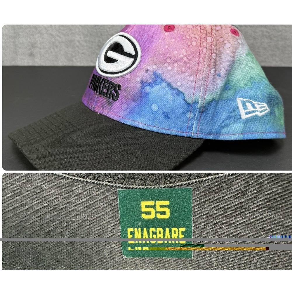 Green Bay Packers New Era NFL Crucial Catch #55 Enagbare‎ Tie Dye XL - XXL
